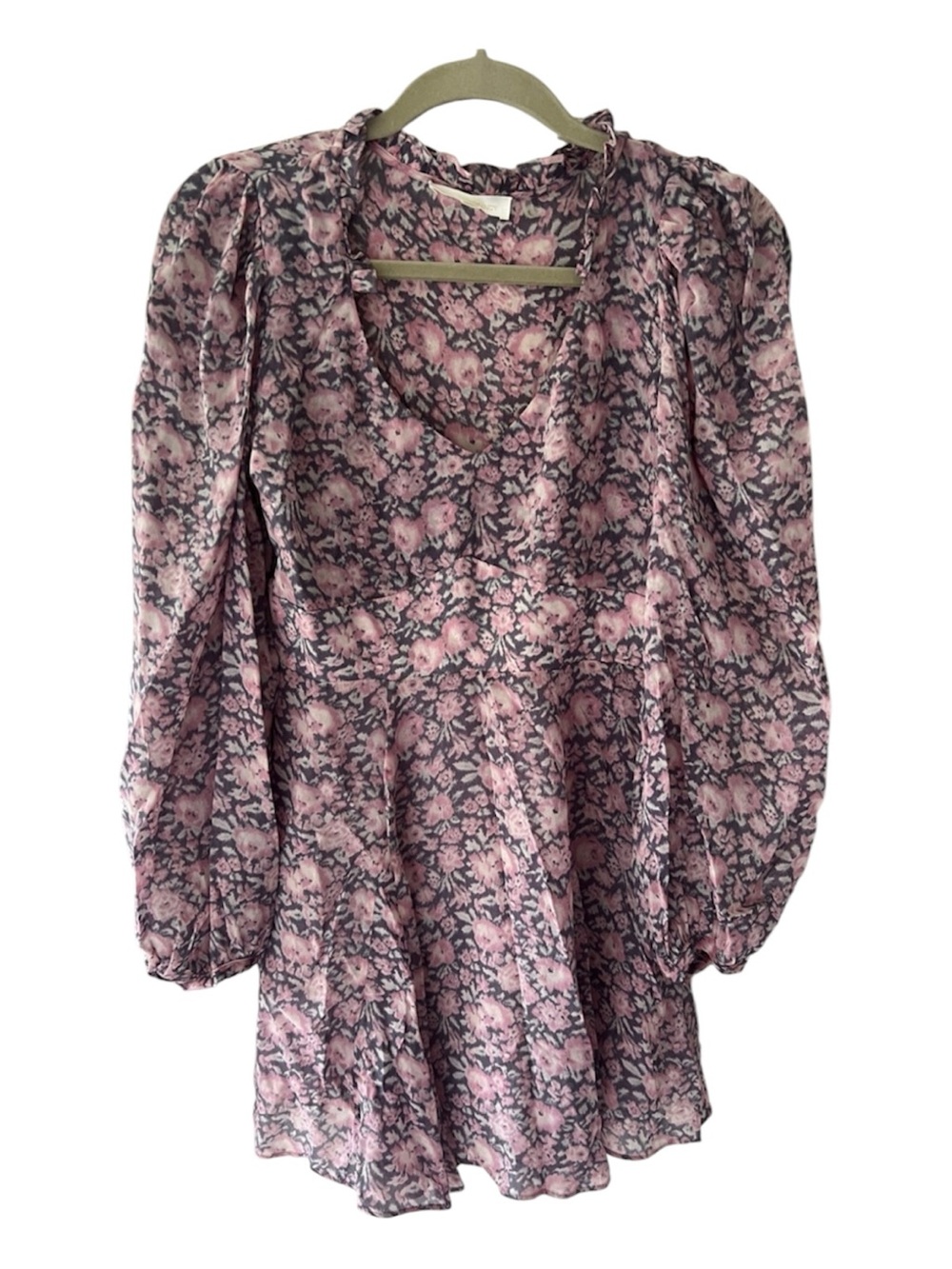 LoveShackFancy Floral Mini Dress size 0